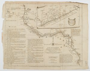 Map of the Coast of Africa, 1753 by Richard William Seale